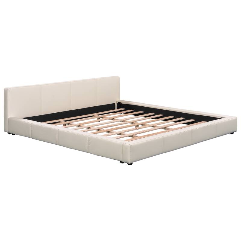 [Stylish Beige Upholstered Bed] - The Ideal Choice for Your Bedroom ...